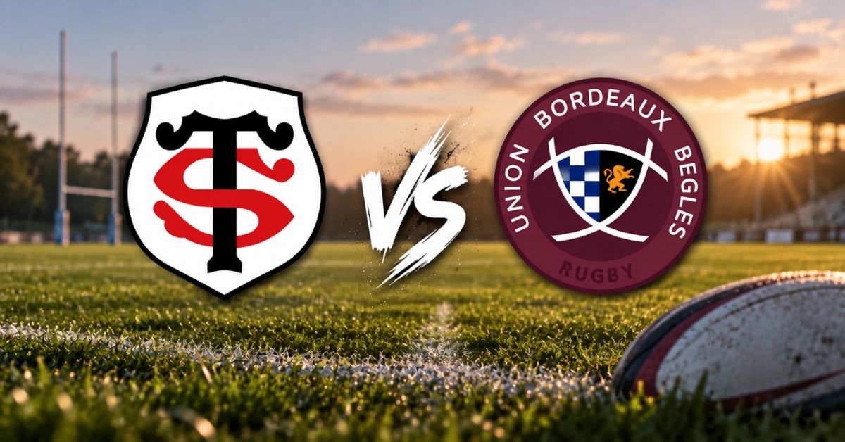Battus à La Rochelle, les Toulousains retrouvent Ernest-Wallon face au leader bordelais. Voici quand et où regarder Toulouse-UBB dimanche. Crédit image : Open AI