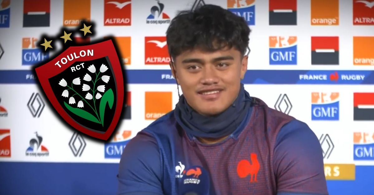 Patrick Tuifua titulaire à Castres pour la deuxième fois depuis son arrivée à Toulon ? ©Canal+