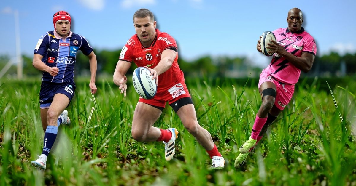 Priso, Mauvaka, Macalou, Dupont, Bielle-Biarrey… Valentin Mathieu assemble son XV idéal en jugeant les joueurs uniquement par le prisme de la morphologie. ©INPHO/James Crombie/Laszlo Geczo/