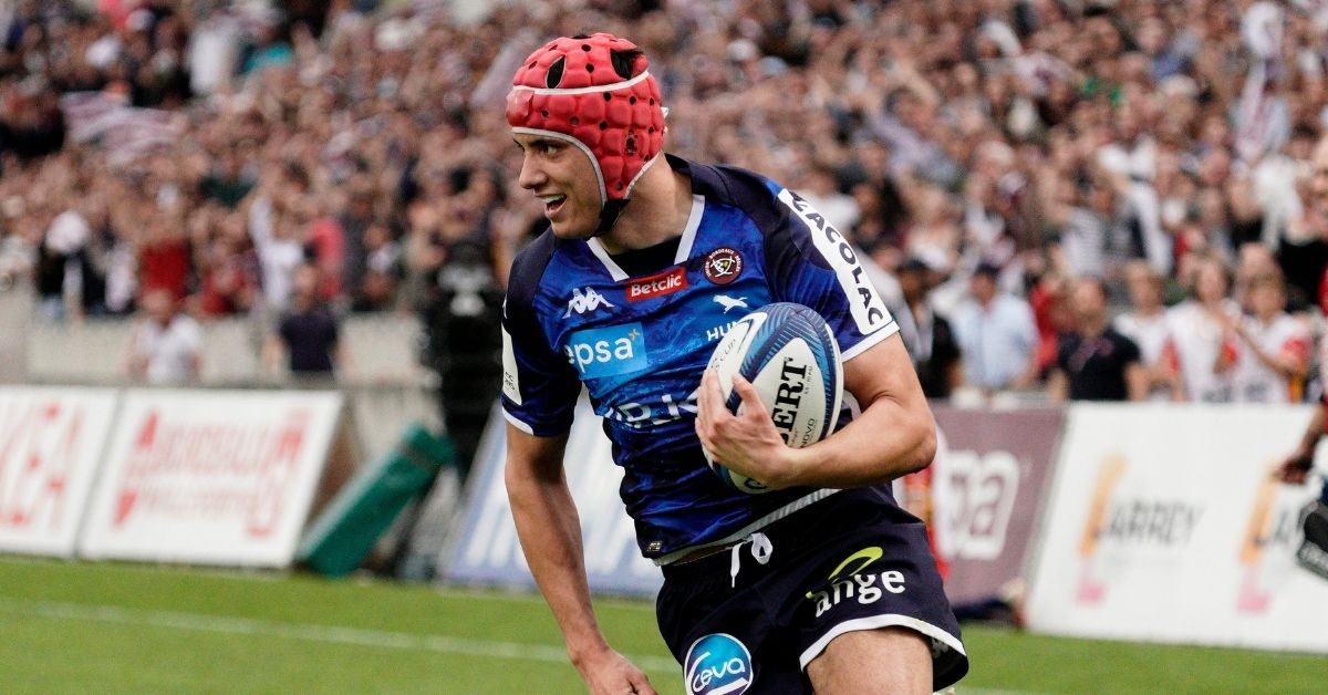 Louis Bielle-Biarrey ne devrait pas jouer face au Stade Français avec Bordeaux. ©INPHO/Dave Winter (EPCR)