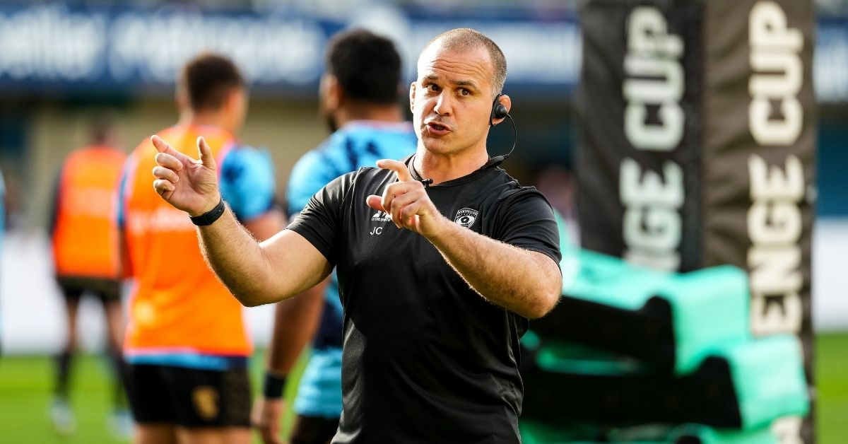 Promu après un maintien arraché à Grenoble, Joan Caudullo a ramené Montpellier au Stade de France. Le MHR sécurise désormais son manager jusqu’en 2029. ©INPHO/Dave Winter