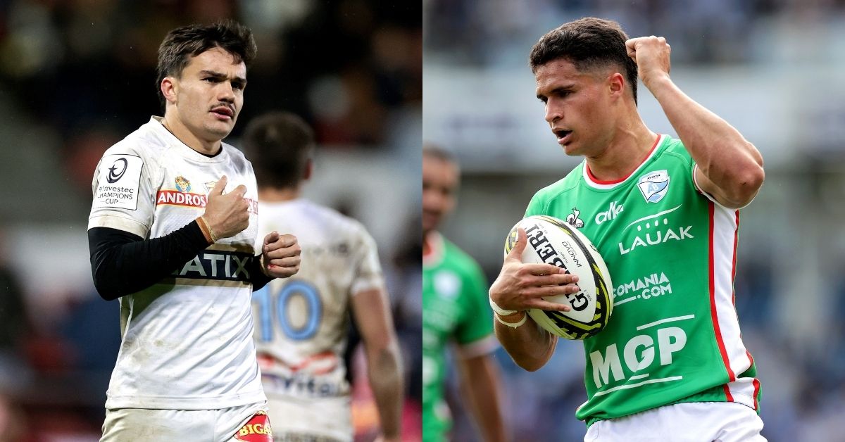 Max et Tom Spring vont se livrer un duel fraternel d'une importance déjà capitale pour la 4e journée de Top 14.©INPHO/Laszlo Geczo (EPCR)