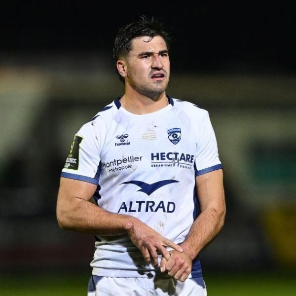 Meilleur centre du TOP 14 avec 10 défenseurs battus, Auguste Cadot voit son début de saison stoppé net à Montpellier