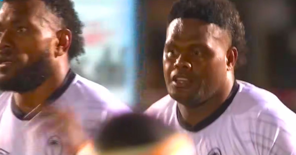 Virimi Vakatawa auteur de son premier essai avec le maillot des Fidji face au Japon. ©World Rugby