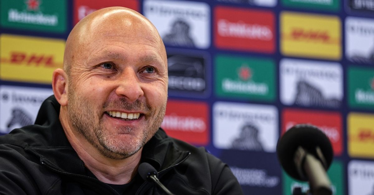 Pierre Mignoni réfléchit déjà au management lié au Mondial 2027. ©INPHO/Ben Brady (EPCR)