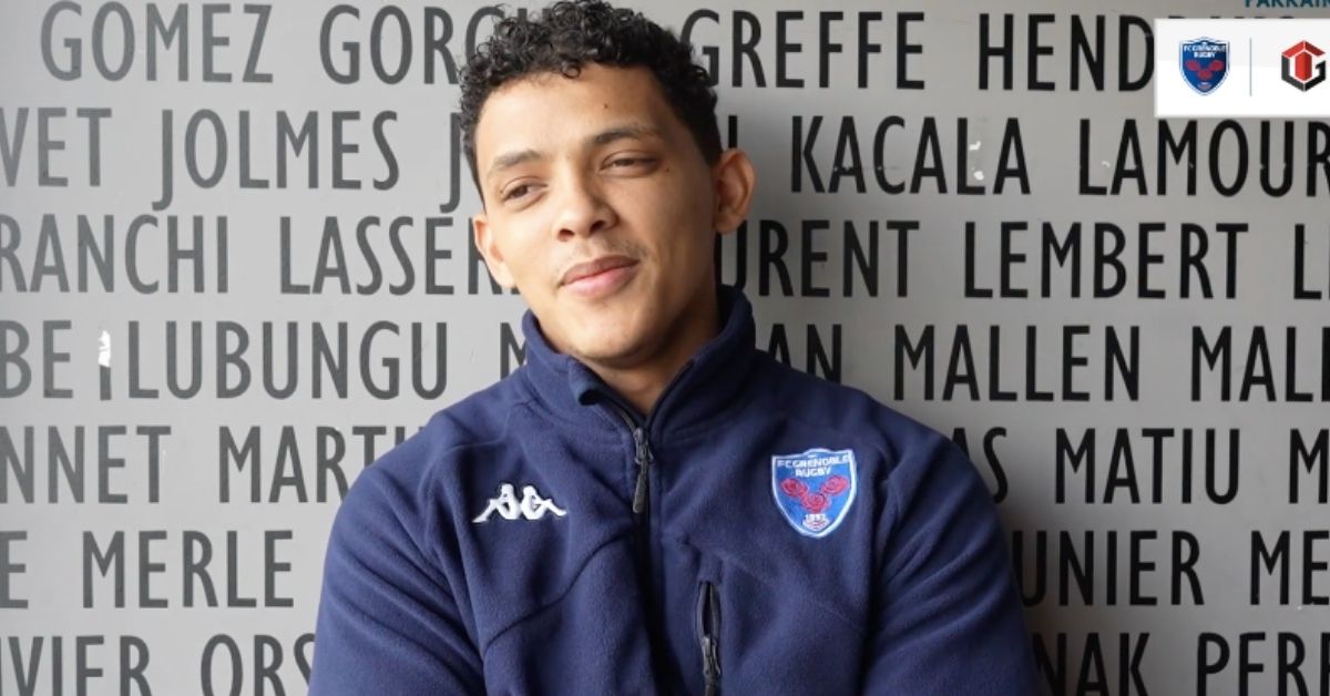 Gerswin Mouton cartonnait avant sa blessure. Screenshot : FCGRugby