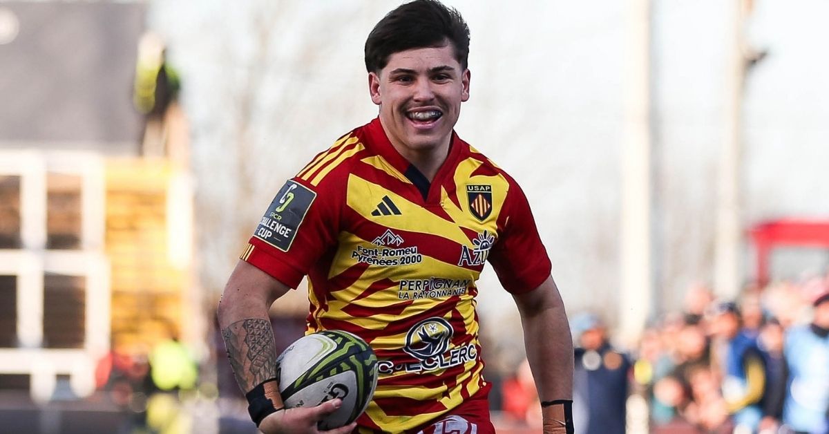 Maxim Granell devrait être titul:aire pour la recepetion de Bordeaux avec Perpignan. ©INPHO/Mike Driver (EPCR)