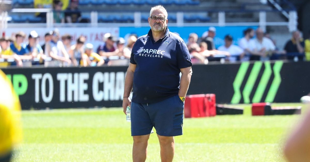 Alors que l’ASM Clermont n’arrive pas à s’extirper du milieu de tableau depuis plusieurs saisons, Christophe Urios est le seul manager à être en fin de contrat en juin prochain. - ©INPHO/Manuel Blondeau (EPCR)