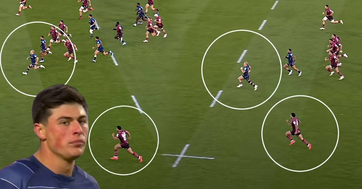  Louis Rees-Zammit a été décisif. Screenshot : TNT Sports