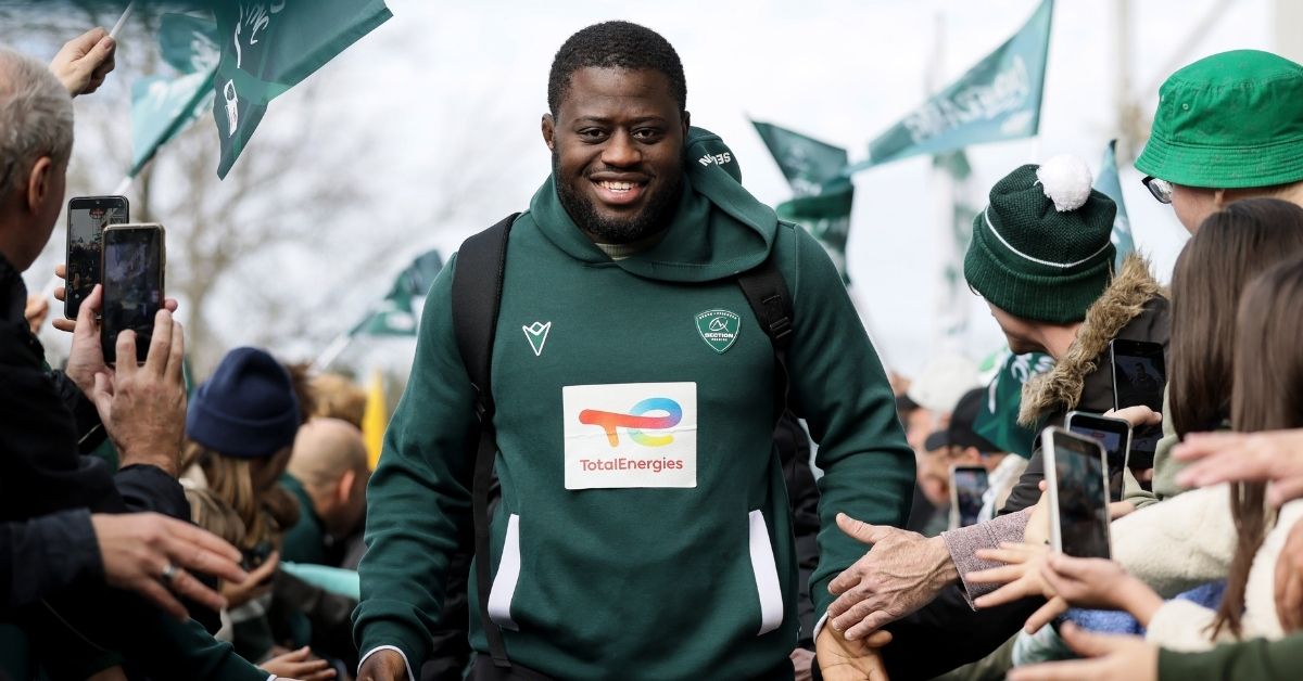Daniel Bibi Biziwu est-il lofté par la Section Paloise ? ©INPHO/Laszlo Geczo (EPCR)