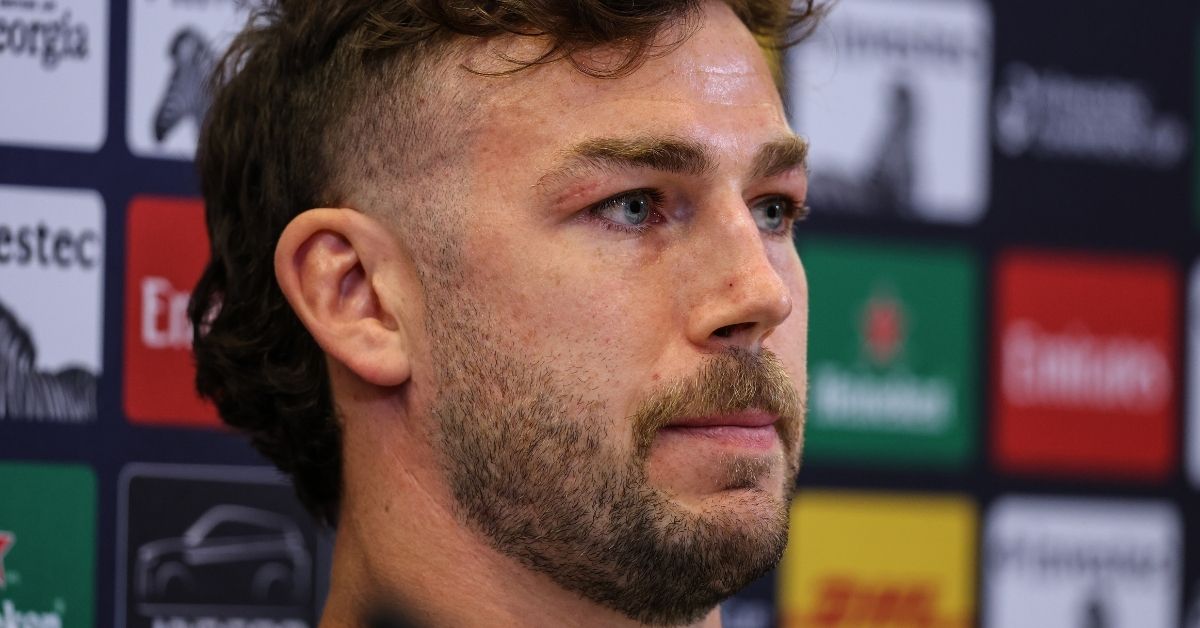 Le retour de Caelan Doris se fait attendre. Opéré après la finale d’URC, le capitaine irlandais voit sa convalescence prolongée par une infection au genou. ©INPHO/Ben Brady