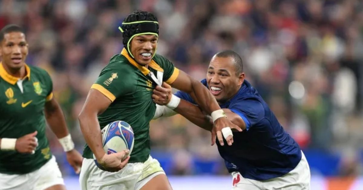 Quatre titres mondiaux et une élimination restée en travers de la gorge : Karabatic partage avec le XV de France cette expérience avant le Mondial en Australie. Photo par David Ramos - World Rugby