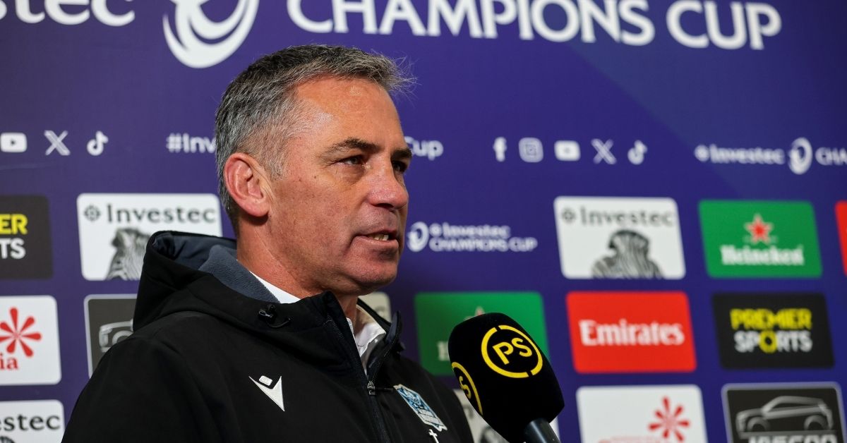 Moins de clubs, plus de chocs européens et davantage de recettes pour les mieux armés ? Franco Smith met en garde contre la réforme de la Champions Cup. ©INPHO/Ryan Byrne
