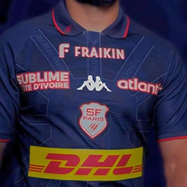 Oubliez le rose : le Stade Français dévoile un maillot bleu marine inspiré d’un lieu emblématique de Paris