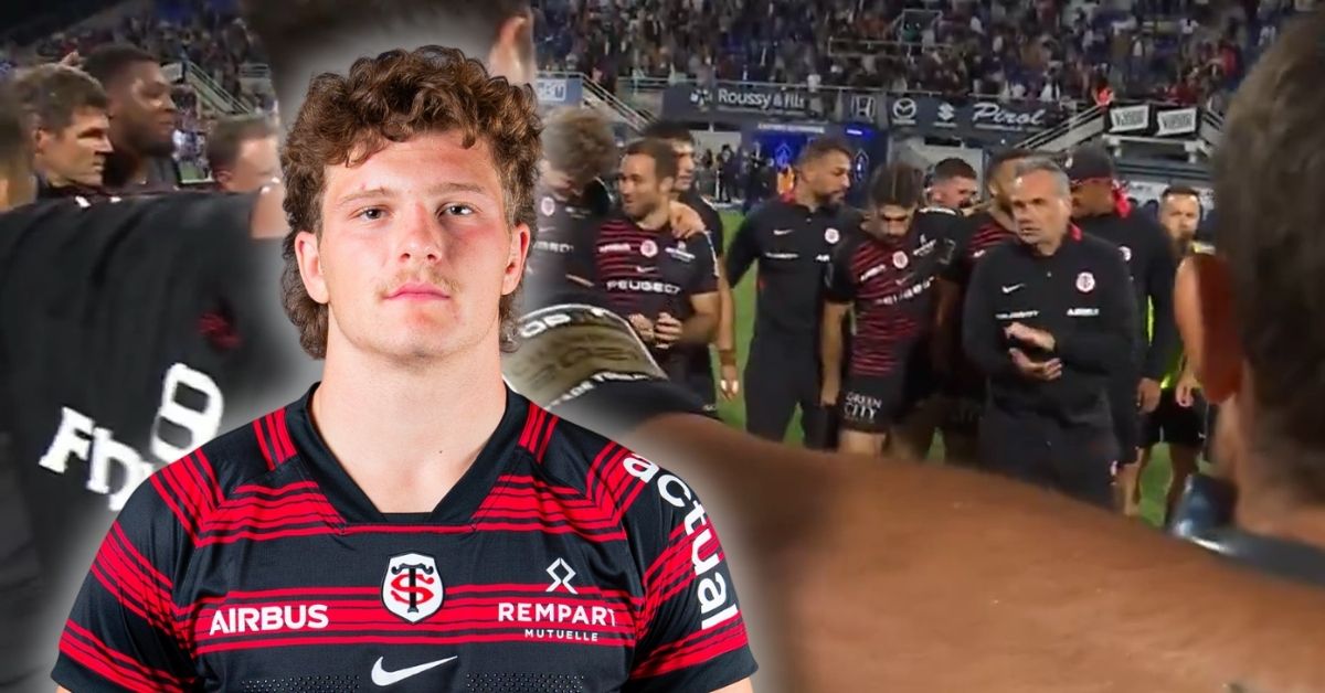 À seulement 20 ans, le deuxième ligne polyvalent a livré une prestation très remarquée à Castres, ce samedi, avec un record de plaquages sur le match. - 