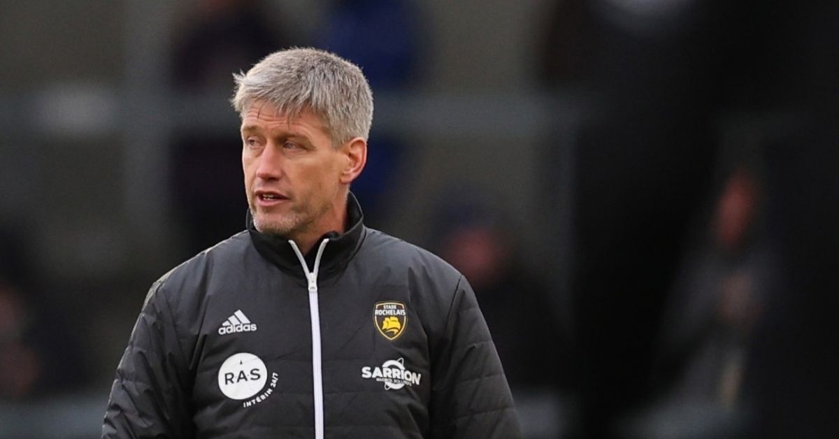 Ronan O’Gara, manager du Stade Rochelais, a critiqué l’arbitrage vidéo après la victoire contre Clermont, samedi, en Top 14. Crédit : ©INPHO/James Crombie (EPCR)