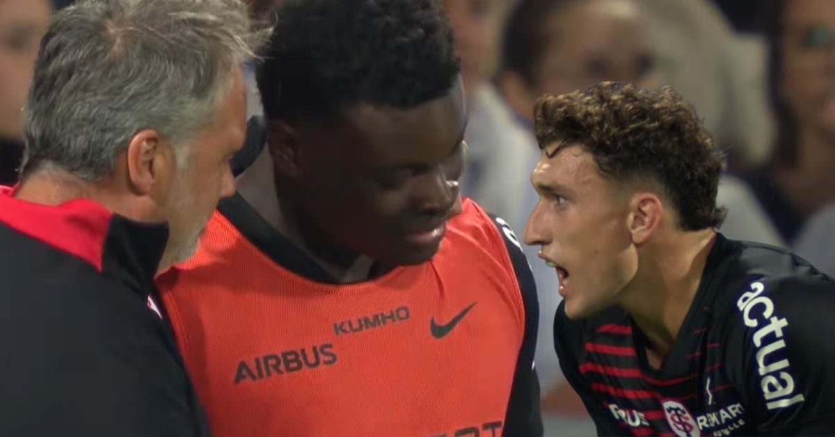 Les jeunes du Stade Toulousain ont brillés face à Castres lors de cette 5e journée de Top 14.©Canal+ 
