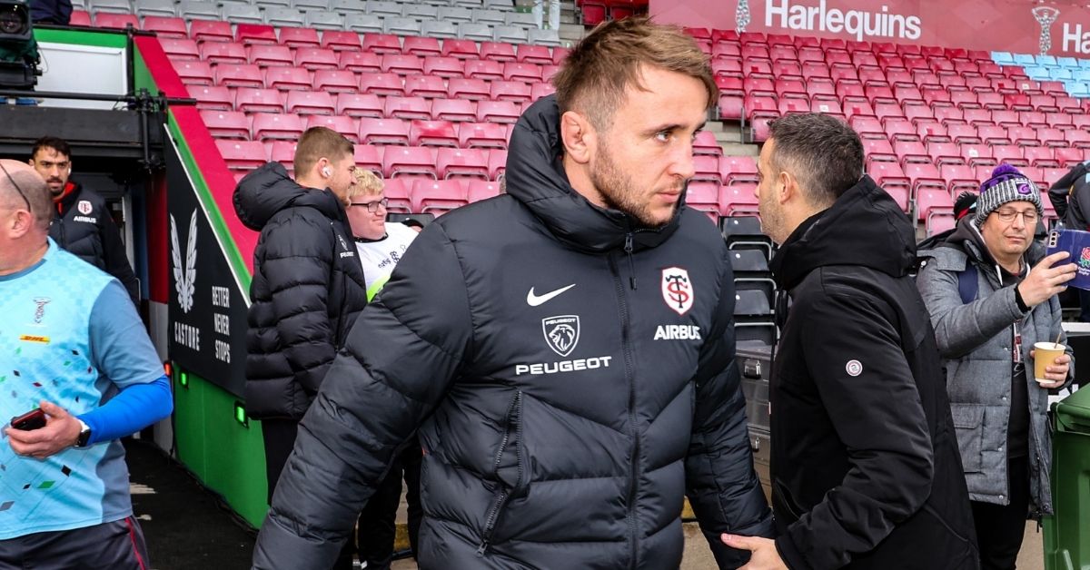 Anthony Jelonch de retour avec le Stade Toulousain à l'entrainement. ©INPHO/Billy Stickland (EPCR)