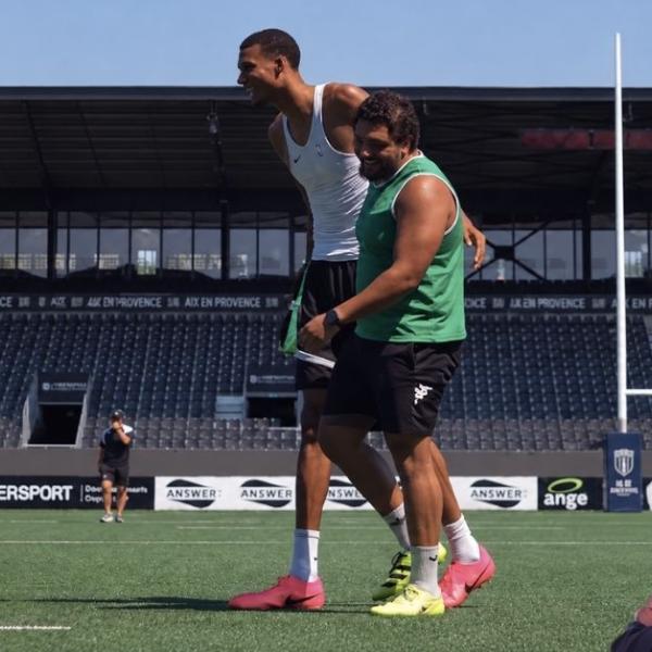 Plaquage, bouclard et ''plus haut lift de l’histoire'' : comment Victor Wembanyama a testé le rugby à Provence ? 