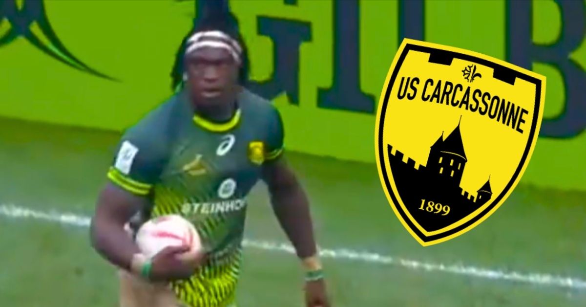 Tim Agaba de retour avec Carcassonne après sa suspension pour dopage. ©Rugby Highlights Creator