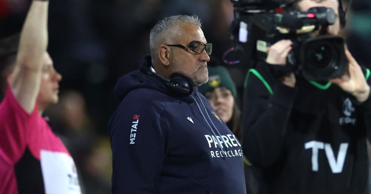 Christophe Urios, prolongé jusqu'en 2030 à l'ASM Clermont, pilotera le projet One ASM aux côtés du futur entraîneur principal Joe El Abd. ©INPHO/James Crombie