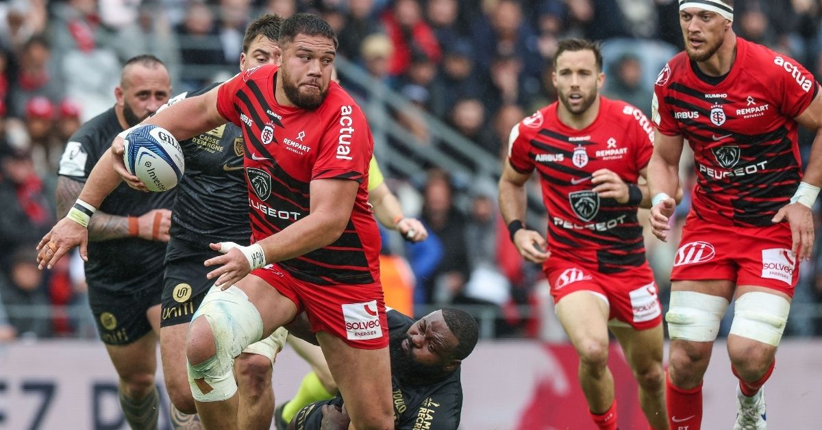 Le Stade Toulousain aurait enfin trouvé un deuxième ligne capable de l’aider à pallier l’absence d’Emmanuel Meafou et Clément Vergé. - ©INPHO/Billy Stickland (EPCR)