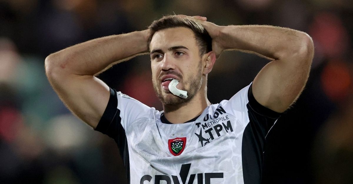 L’entraîneur du RCT Franck Azéma n’a pas épargné l’arrière Melvyn Jaminet, auteur d’un début de saison compliqué, et a annoncé qu’il l'écartait du groupe pour ce week-end. - ©INPHO/James Crombie (EPCR)