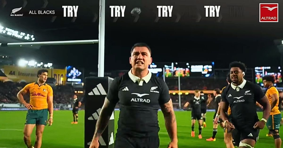 Six matchs sans défaite, un succès contre les Boks, puis 50 points encaissés : les Wallabies ont brutalement retrouvé leurs limites à Eden Park, au pire moment. Crédit : Screenshot All Blacks