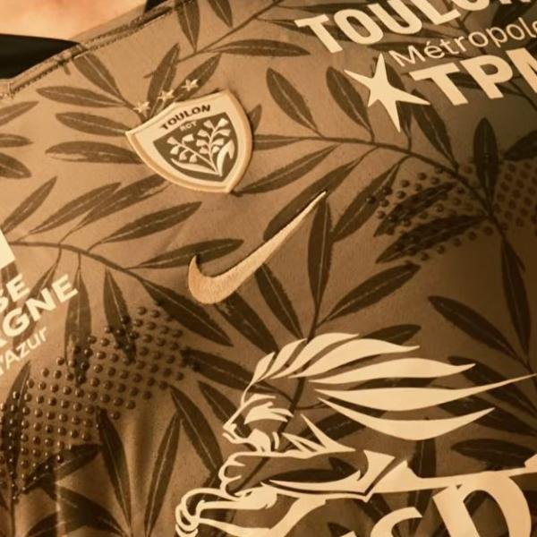 Du rouge et noir au vert olive : Toulon dévoile un troisième maillot Nike inspiré de l'olivier pour la Challenge Cup