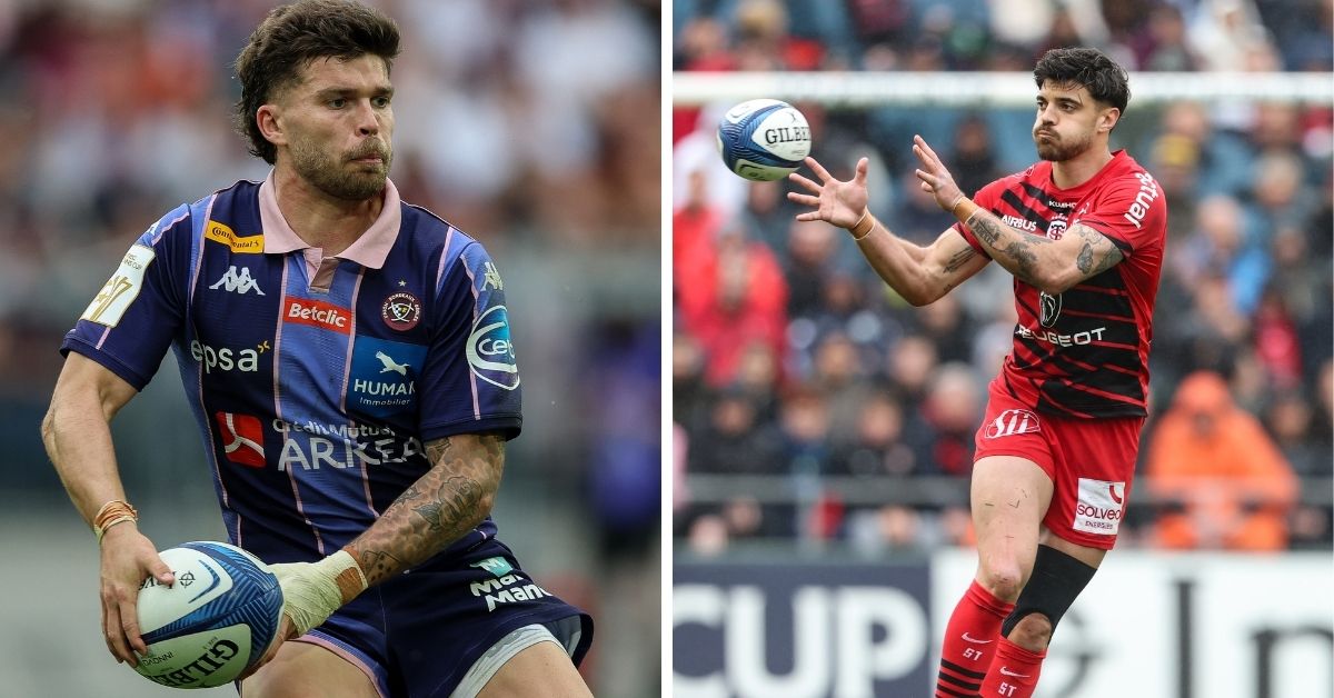 Un essai et cinq transformations contre Bayonne : Ntamack a marqué les esprits. Et voilà que Jalibert reprend l'entraînement. Les Bleus ont matière à réfléchir. ©INPHO/Gary Carr/Billy Stickland