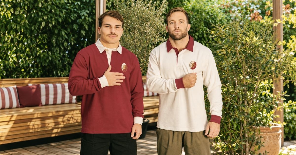 Dupont et Graou, aujourd'hui joueurs majeurs du Stade Toulousain, portent fièrement ce polo.Image : RC Auch