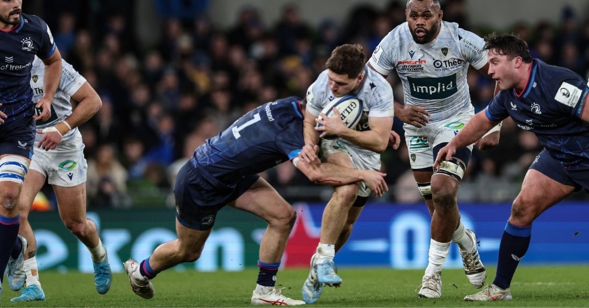 Les rucks promettent de chauffer au Michelin. Clermont avance après contact, le Leinster excelle dans ce domaine : samedi, chaque soutien comptera pour avancer. ©INPHO/Billy Stickland