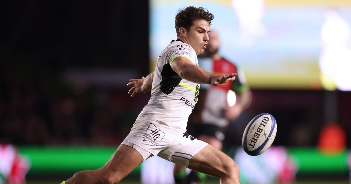 Deux doublés face à Montpellier et Bayonne : Antoine Dupont a retrouvé le chemin de l'en-but. Suffisant pour affirmer que le Toulousain est à son sommet ? ©INPHO/James Crombie