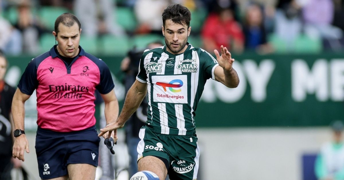 Aymeric Luc revit à Brive après un passage contrasté à Pau. ©INPHO/Laszlo Geczo (EPCR)
