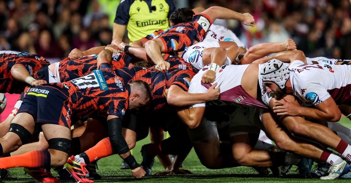 36-36 et une mêlée pour espérer gagner : Bordeaux croyait avoir fait le plus dur face à Gloucester. Pourquoi une domination aussi nette n'a pas suffi à convaincre l'arbitre ? ©INPHO/Ben Brady