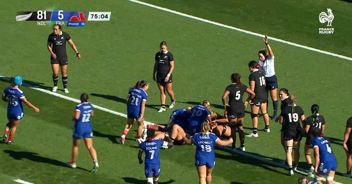 Le Canada renverse les championnes du monde, la France prend 81 points face aux Black Ferns. Derrière ces scores, des trajectoires plus complexes qu'il n'y paraît. Crédit image : Screenshot France Rugby