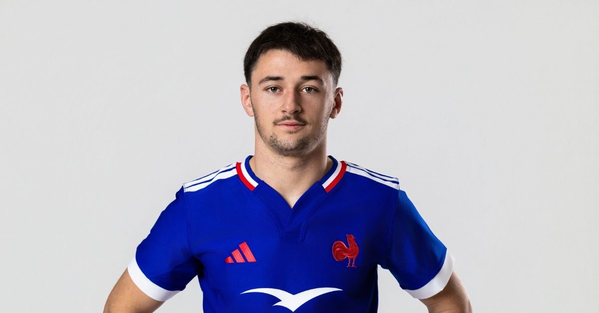 39 plaquages en cinq matchs au Mondial U20 : Bastien Rasal possède quelques arguments. Le centre de Bayonne pourrait désormais poursuivre sa progression en Pro D2. Crédit image : Screenshot France Rugby