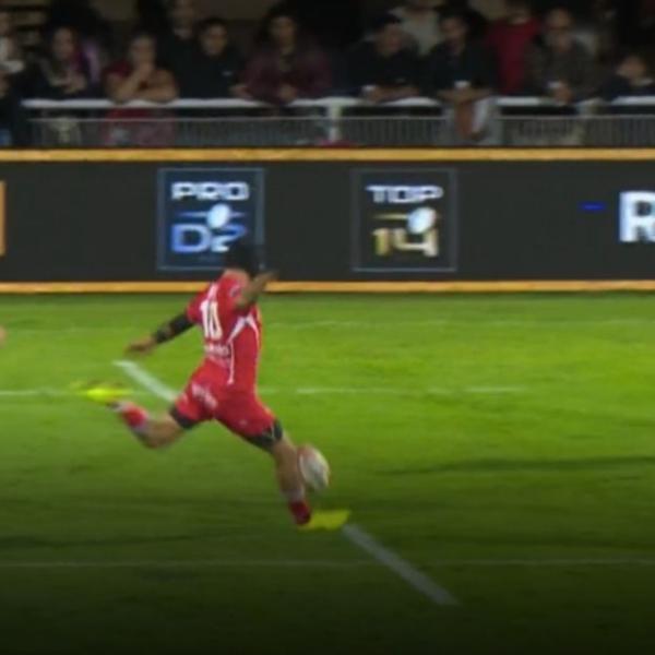 VIDEO. 40 mètres excentré, une frappe limpide : le drop du début de saison nous vient de Pro D2 