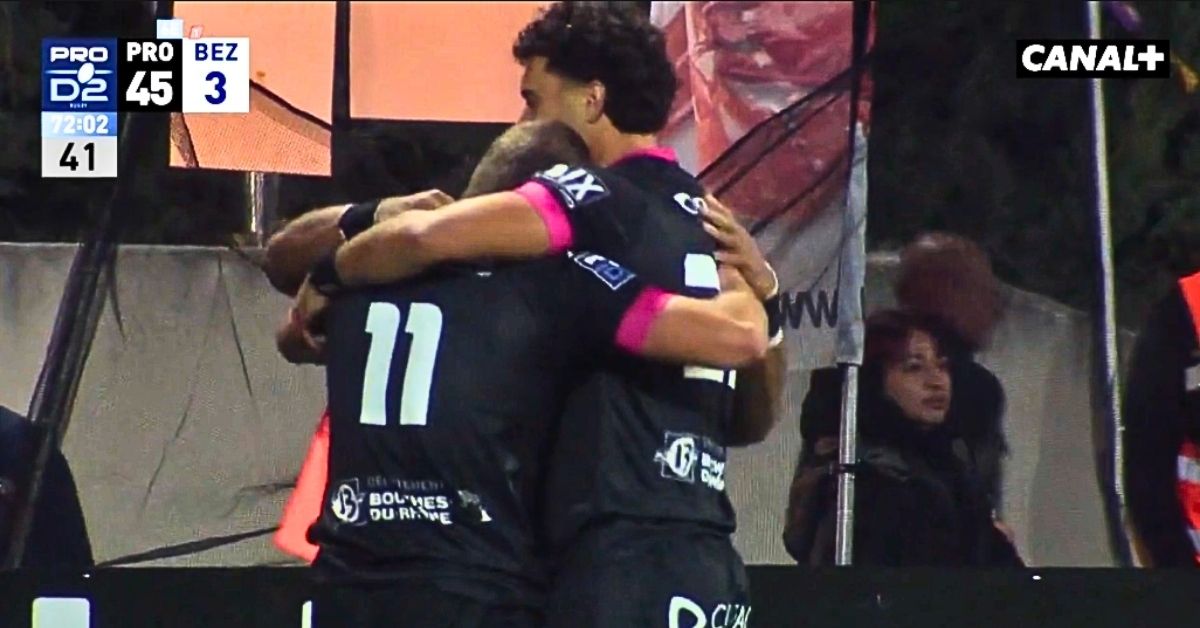 Philippe Saint-André, manager général de Provence Rugby, a vu son équipe battre Béziers 54-03 en Pro D2, vendredi soir. Crédit image : Screenshot Canal+