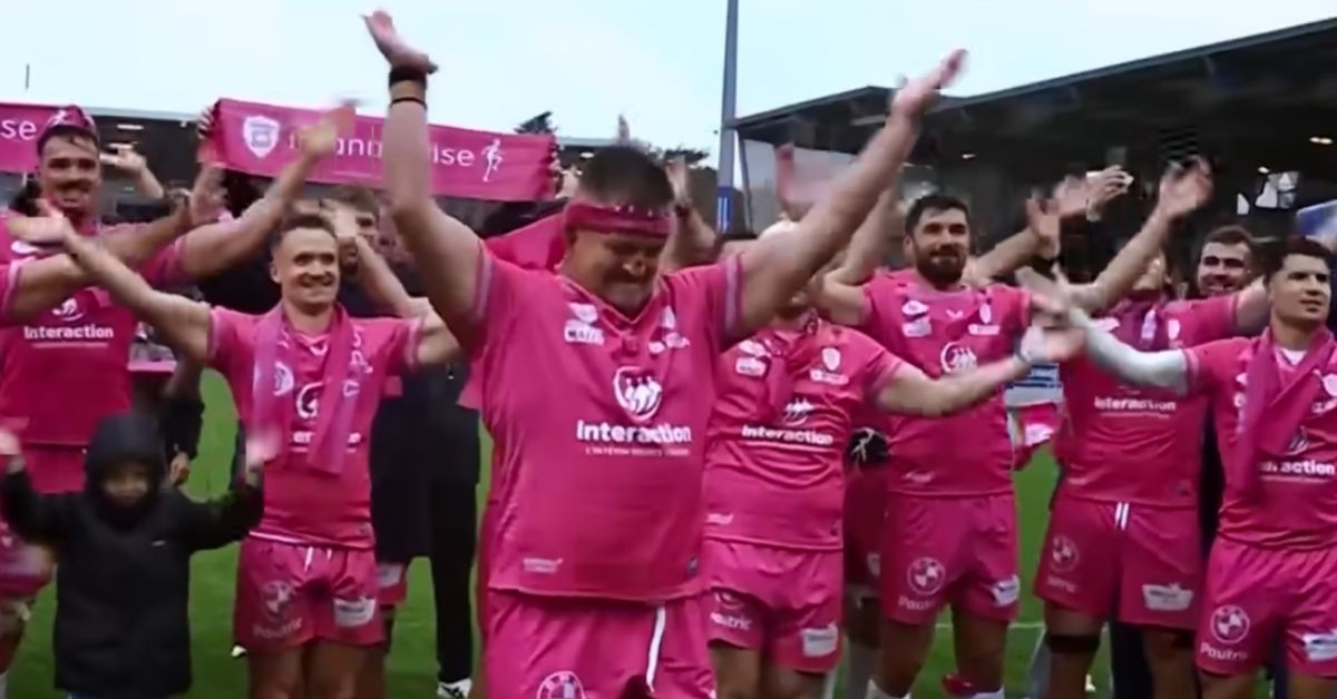 Récompensé par sa première victoire cette saison en Top 14, le RC Vannes a trouvé la recette qui pourrait lui permettre d’obtenir un maintien, contre toute attente. - Screenshot Canal+