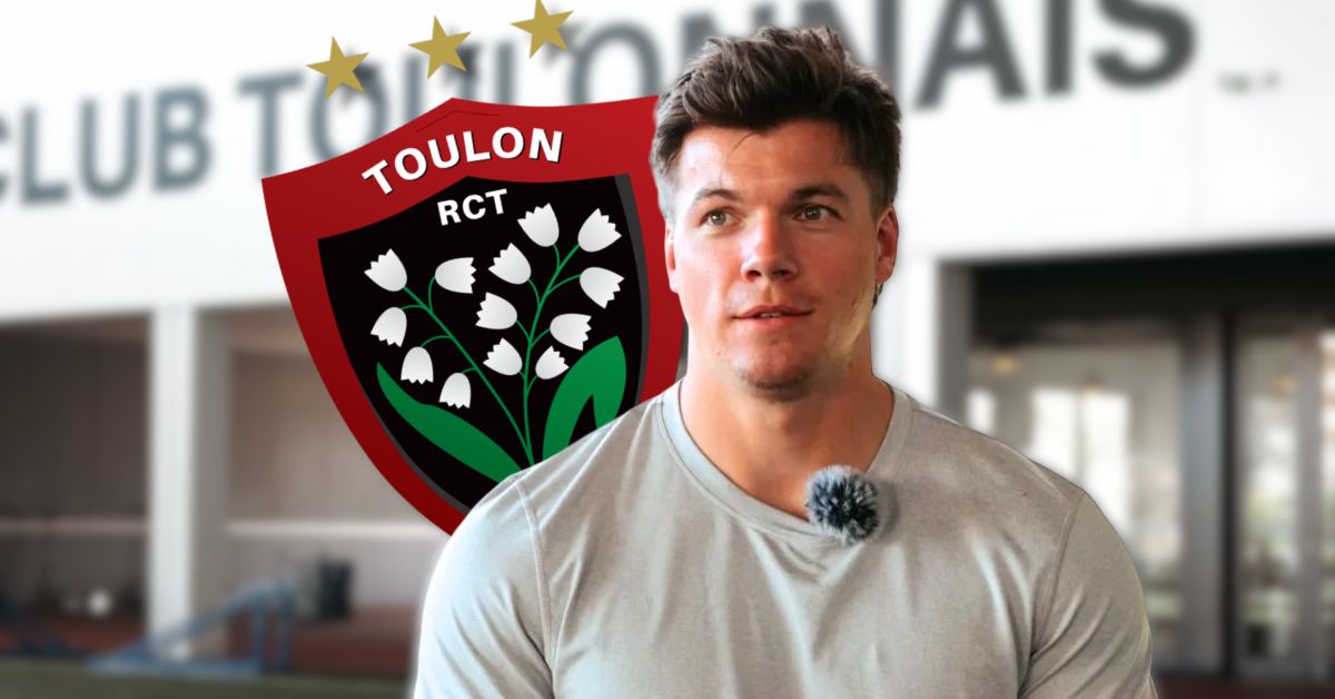 Huw Jones, centre écossais de Toulon, a marqué son premier essai face à la Section paloise, samedi, en Top 14. Crédit : RC Toulon