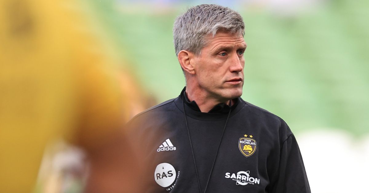 Ronan O'Gara, manager du Stade Rochelais, a commenté la défaite contre l'UBB, dimanche, en Top 14. Crédit : © NPHO/Billy Stickland (EPCR)