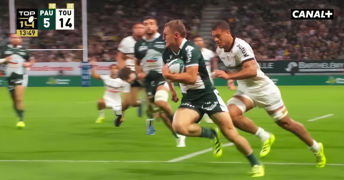 Six points séparent Pau et Toulouse avant leur affrontement de dimanche. Voici l'horaire et la chaîne TV d'un choc qui pourrait compter pour le haut du tableau. Crédit image : Screenshot Canal