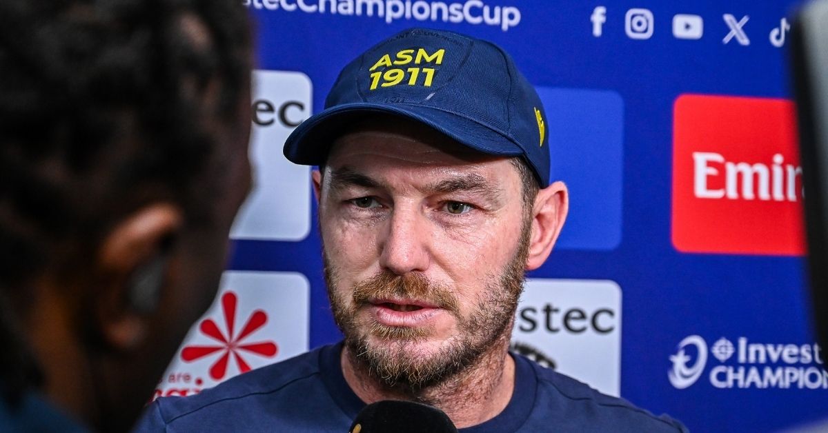 Frédéric Charrier quittera Clermont en juin 2027. L'entraîneur de l'attaque comprend la décision du club, mais certaines circonstances de son départ l'ont déçu. ©INPHO/Steve Haag Sports/Darren Stewart