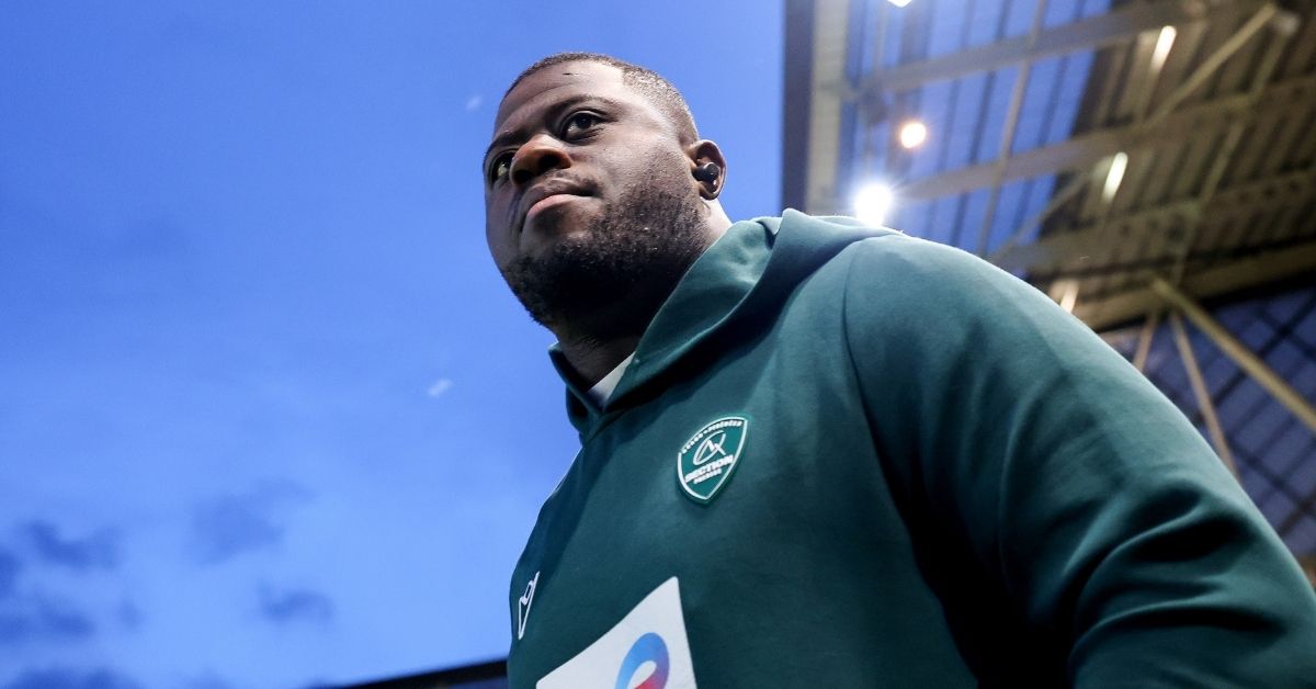 Appelé chez les Bleus par Fabien Galthié en 2022, Daniel Bibi Biziwu peine aujourd'hui à jouer à Pau. Le Racing 92 devrait lui offrir une nouvelle opportunité. ©INPHO/Ryan Byrne