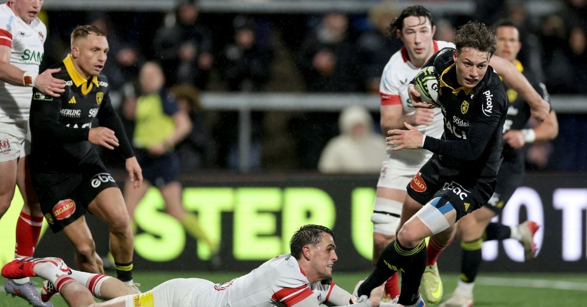 18 ans pour l'un, 20 pour l'autre. Face à Paris, Valentin Bouju et Diego Jurd devront piloter une équipe rochelaise qui veut retrouver le chemin de la victoire. ©INPHO/Laszlo Geczo