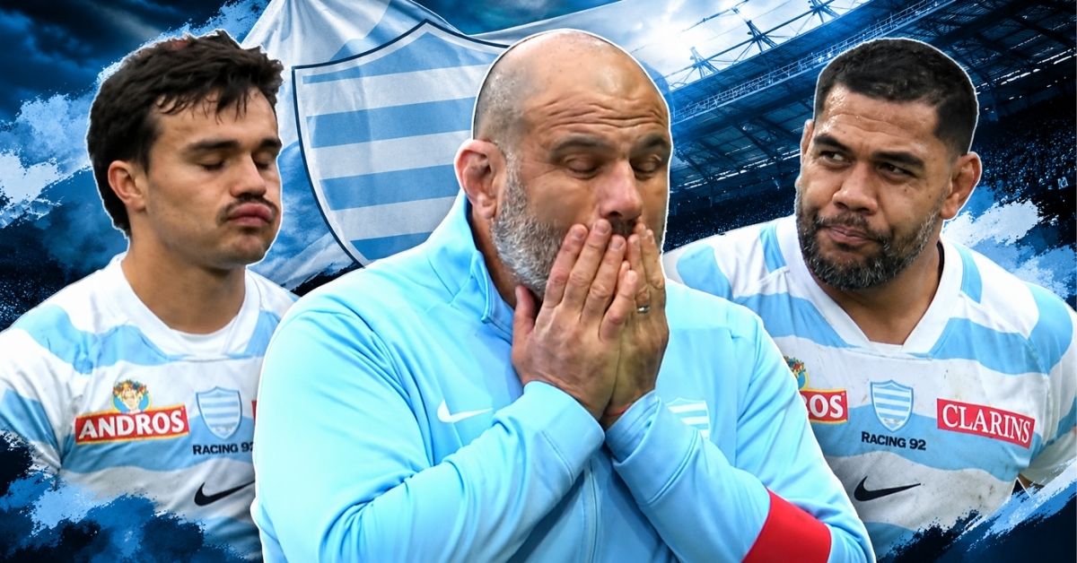 Le Racing 92 n'arrive pas à décoller. Battus 37-30 à Clermont, les Franciliens vont devoir affronter un calendrier particulièrement relevé en plein automne. Crédit image : Canva