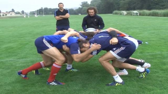 VIDEO. Quand France 7 travaille sur les nouveaux commandements en mêlée