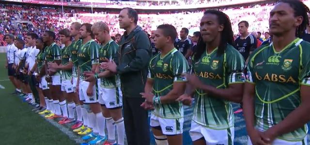 Les équipes du Port Elizabeth Sevens rendent hommage à Nelson Mandela