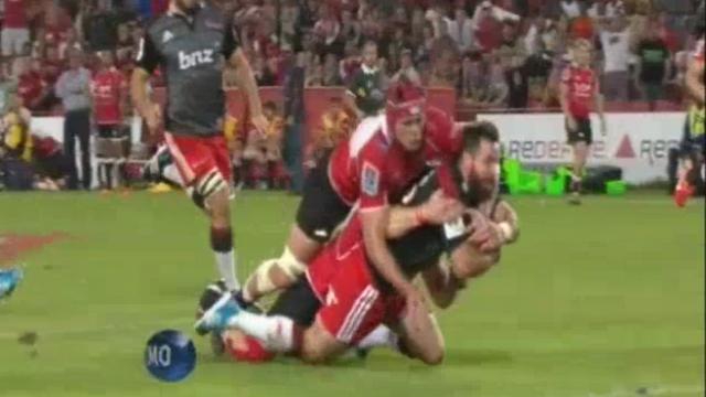 VIDEO. Super Rugby - Quand la vidéo pousse l'arbitre à retirer un essai aux Crusaders